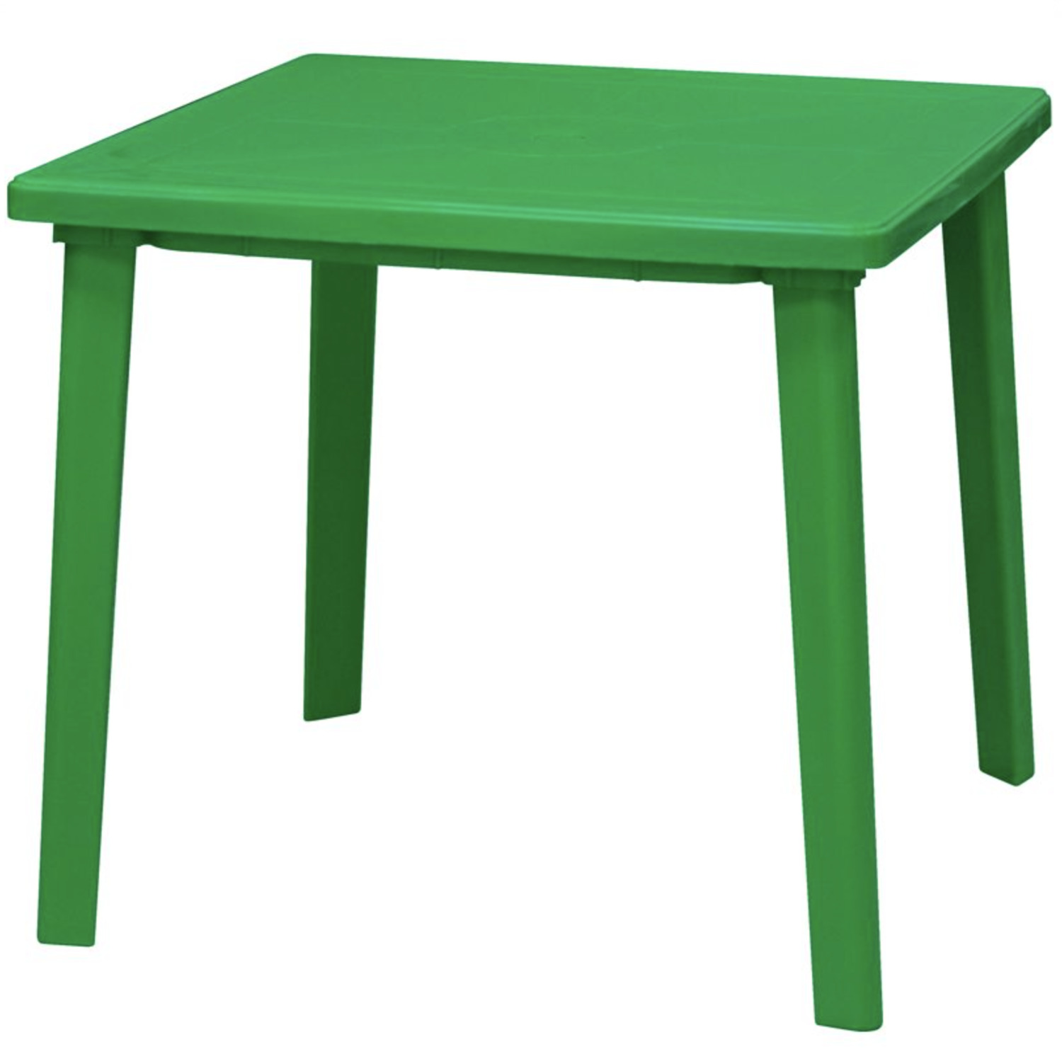 Стол пластиковый квадрат/850х850мм/h740мм/цв. Зеленый/