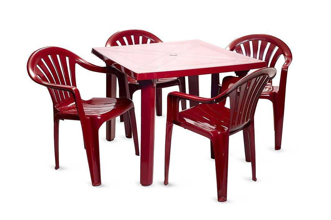 Стол сальск. Мебель stol stul. Комплект садовой мебели (стол: 60*70, 2 стул: 54*56*73) SC-070/SC-037. Пластмассовые столы и стулья. Садовая мебель пластиковая.