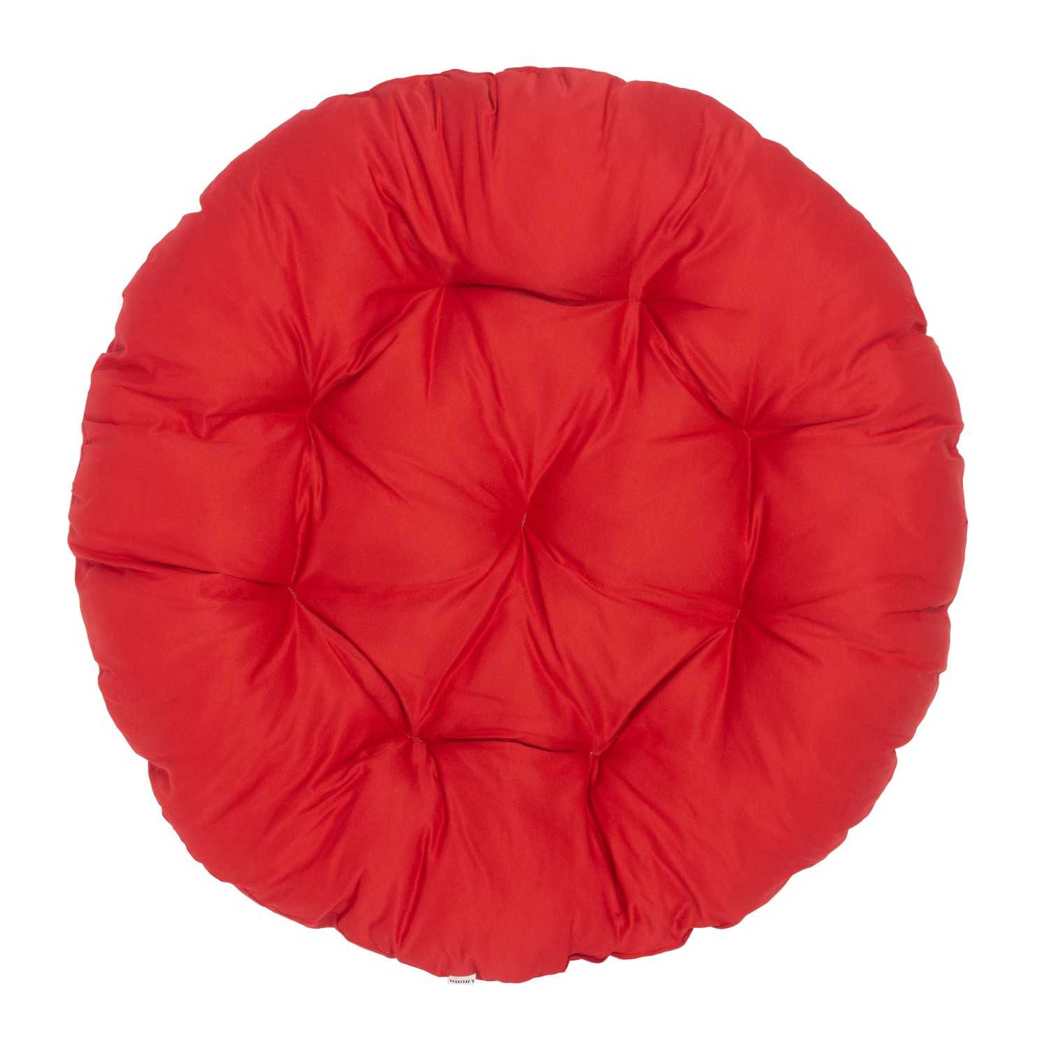 Подушка круглая на кресло Грета 60 см красный ВО