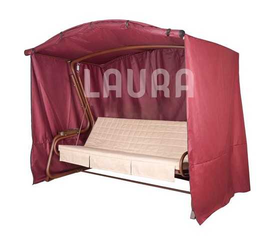 фото Чехол для садовых качелей с дугообразной крышей