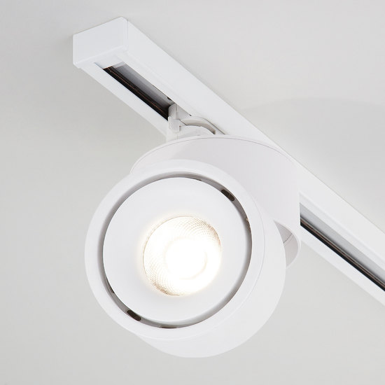 Фото №8 Трековый светодиодный светильник для однофазного шинопровода Klips Белый 15W 4200K LTB21