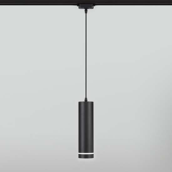 Фото №2 Трековый светодиодный светильник для однофазного шинопровода 50163/1 LED черный 50163/1 LED черный