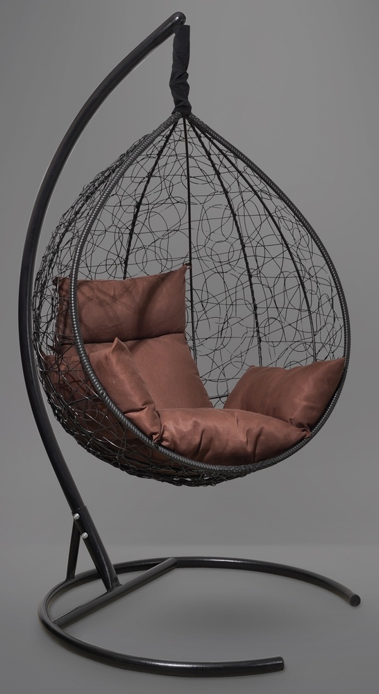 Фото №16 Подвесное кресло-кокон SEVILLA черный + каркас