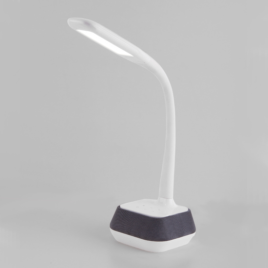Фото №2 Светодиодная настольная лампа с динамиком 80417/1 белый