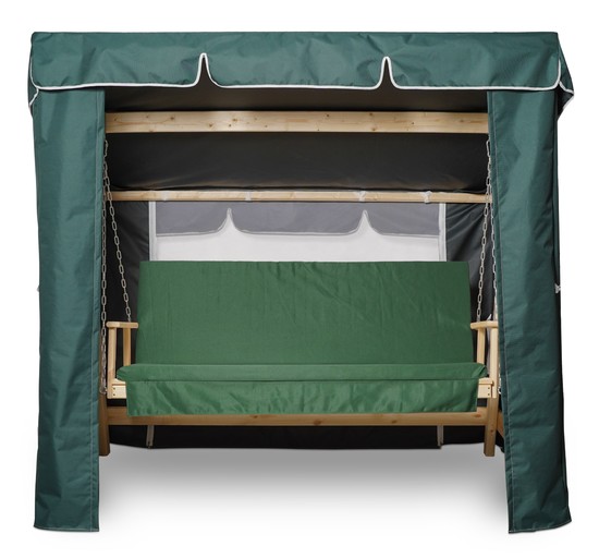 Фото №8 Тент-шатер + москитная сетка для деревянных качелей