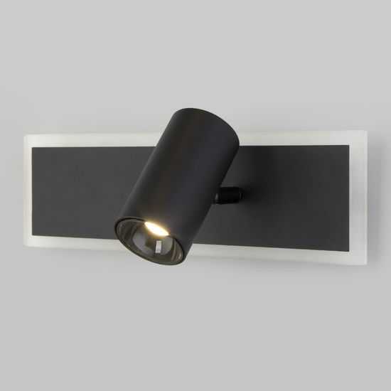 Фото №3 Настенный светодиодный светильник 20127/1 LED черный