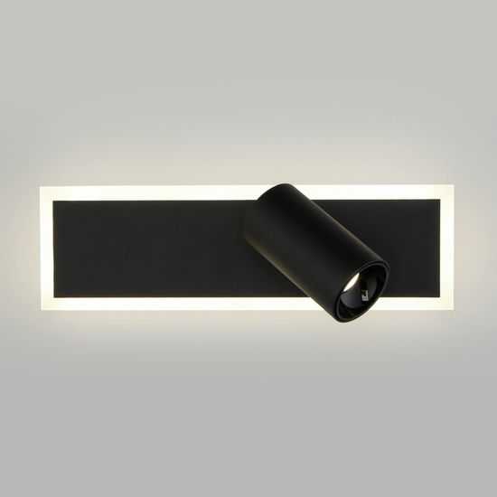 Фото №7 Настенный светодиодный светильник 20127/1 LED черный