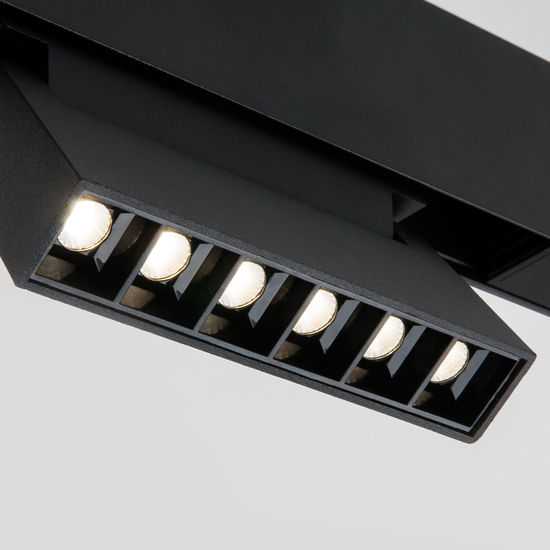 Фото №5 Трековый светодиодный светильник Slim Magnetic HL01 6W 4200K черный 85009/01