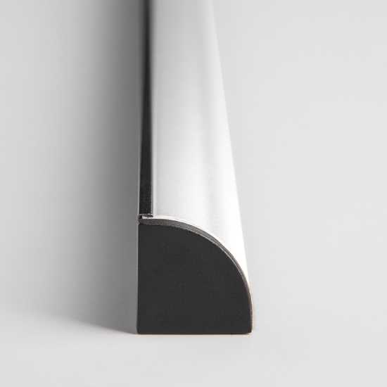 Фото №5 Угловой алюминиевый профиль черный/белый для светодиодной ленты LL-2-ALP008