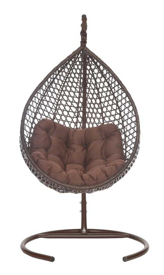 Фото №13 Подвесное кресло-кокон Montblanc (Монблан) коричневый + каркас