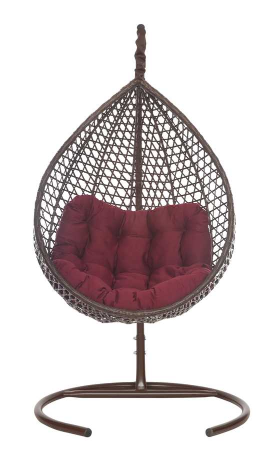 Фото №17 Подвесное кресло-кокон Montblanc (Монблан) коричневый + каркас