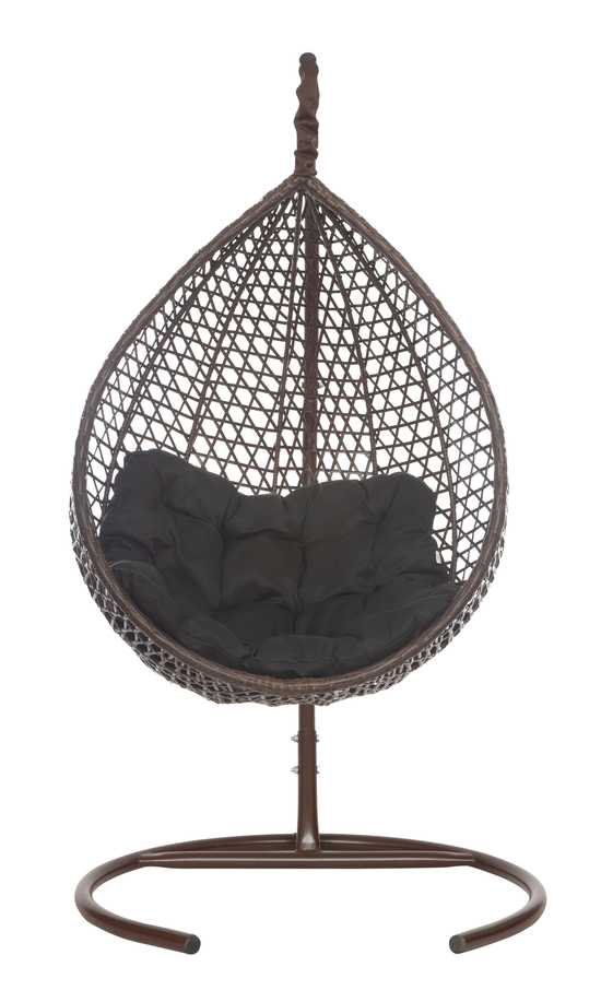 Фото №19 Подвесное кресло-кокон Montblanc (Монблан) коричневый + каркас