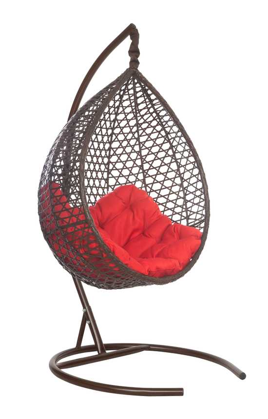 Фото №7 Подвесное кресло-кокон Montblanc (Монблан) коричневый + каркас