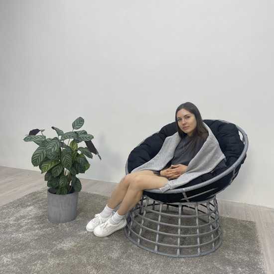 Фото №7 Кресло для отдыха FLATA серый