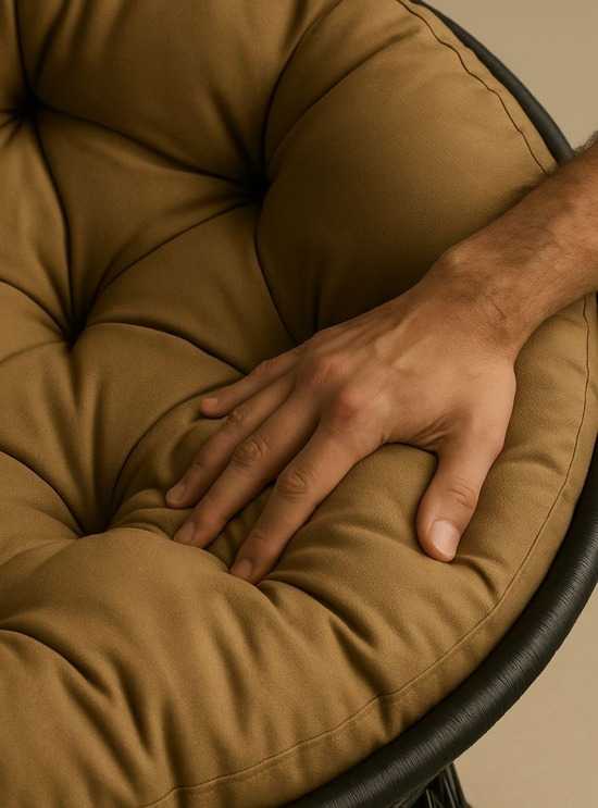 Фото №13 Кресло вращающееся ПАПАСАН ПЛЮС SWIVEL черный