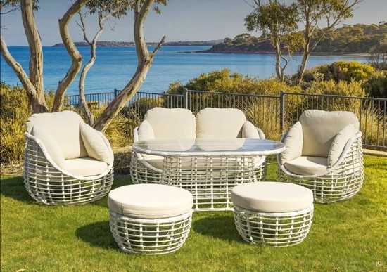 Фото №2 Комплект обеденный ЛОТУС из искусственного ротанга