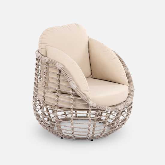 Фото №29 Комплект обеденный ЛОТУС из искусственного ротанга