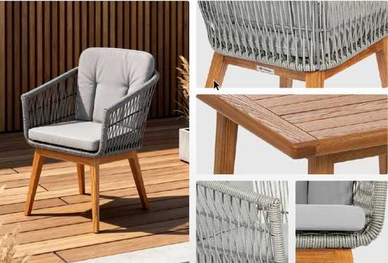 Фото №4 Комплект обеденный ЛЕТТО из искусственного ротанга