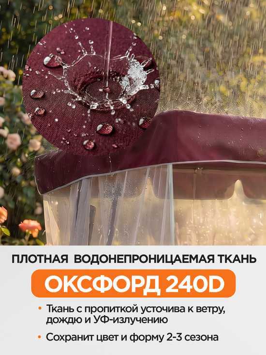 Фото №3 Тент-крыша + москитная сетка для качелей 76-е 244 х 142 х 170 см