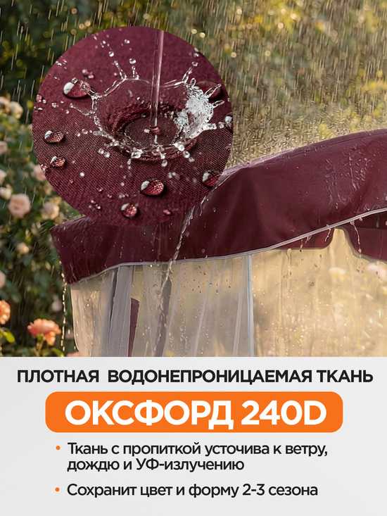 Фото №3 Тент-крыша + москитная сетка для качелей Золотая Корона/Эдем 250 х 172 х 185 см