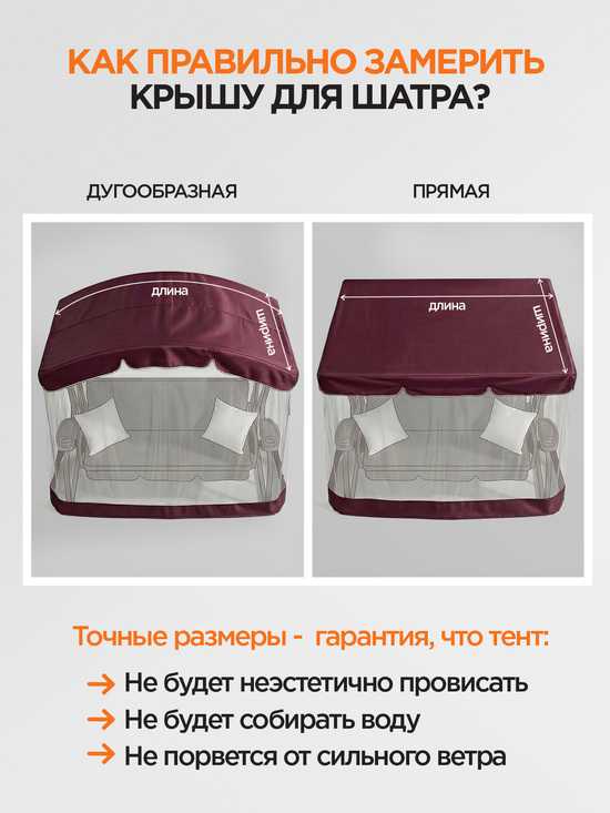 Фото №11 Тент-крыша + москитная сетка для качелей Сорренто 220 х 120 х 175 см