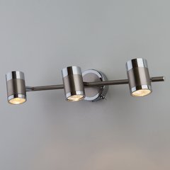 фото Настенный светильник с поворотными плафонами 20058/3 перламутровый сатин