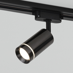 фото Трековый светодиодный светильник для однофазного шинопровода Glory Черный жемчуг 7W 4200K Glory Черный жемчуг 7W 4200K (LTB39) однофазный