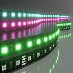 фото Светодиодная лента Лента светодиодная 24V 14,4W 60Led 5050 IP20 RGB, Black, 5м