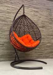 Подвесное кресло-кокон Montblanc (Монблан) коричневый + каркас