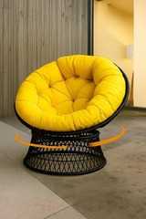 фото Кресло вращающееся ПАПАСАН ПЛЮС SWIVEL черный