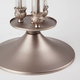 Фото №5 Классическая настольная лампа с абажуром 01045/1 сатин-никель