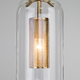 Фото №4 Подвесной светильник со стеклянным плафоном 50201/1 бронза