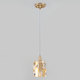 Фото №4 Подвесной светильник с хрусталем 50101/1 перламутровое золото
